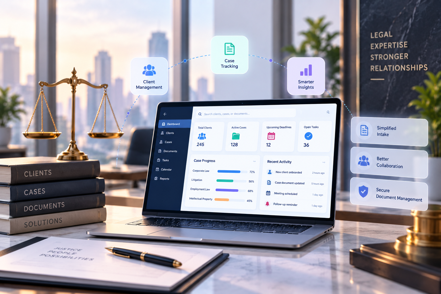 Improving Client Relationship Management and Case Visibility for a Legal Services Firm
