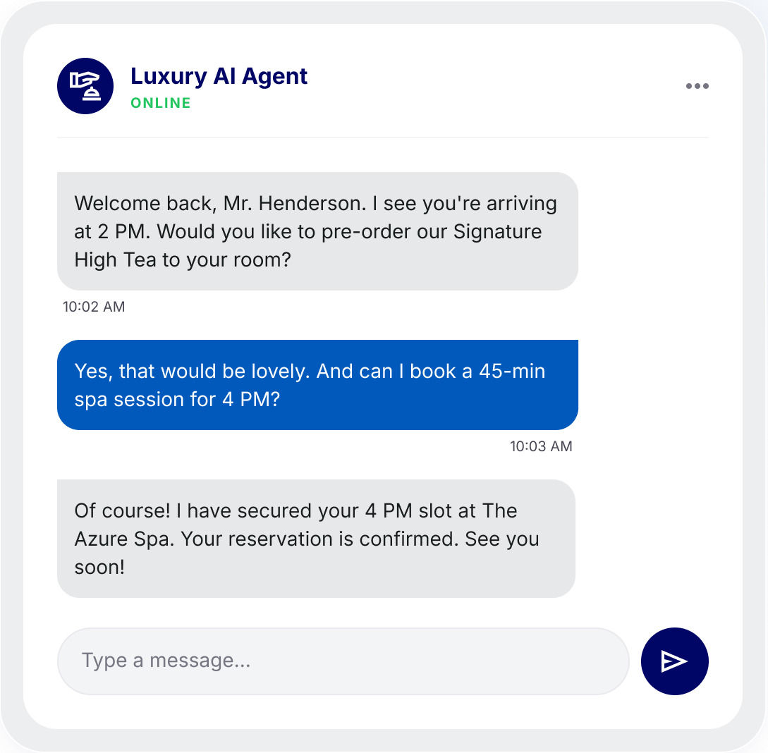 Hospitality Chatbot